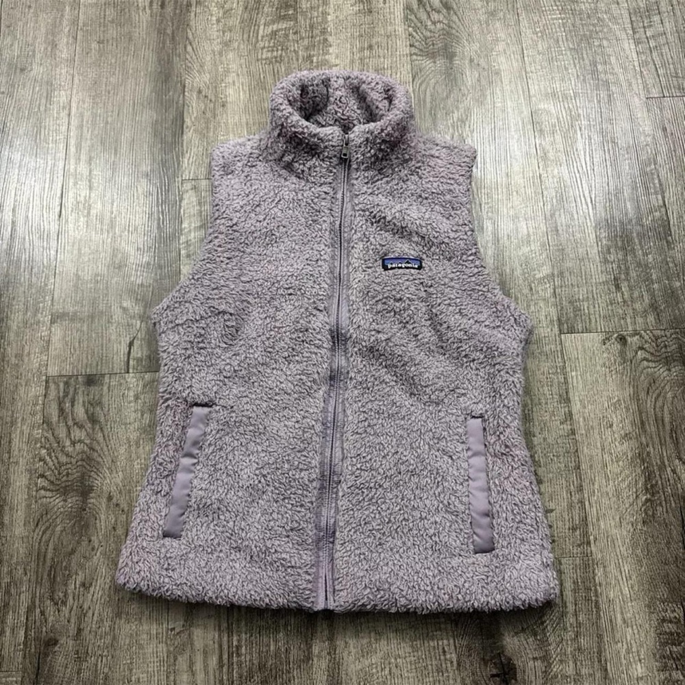 Patagonia Los Gatos Lilac Purple Deep Pile Vest